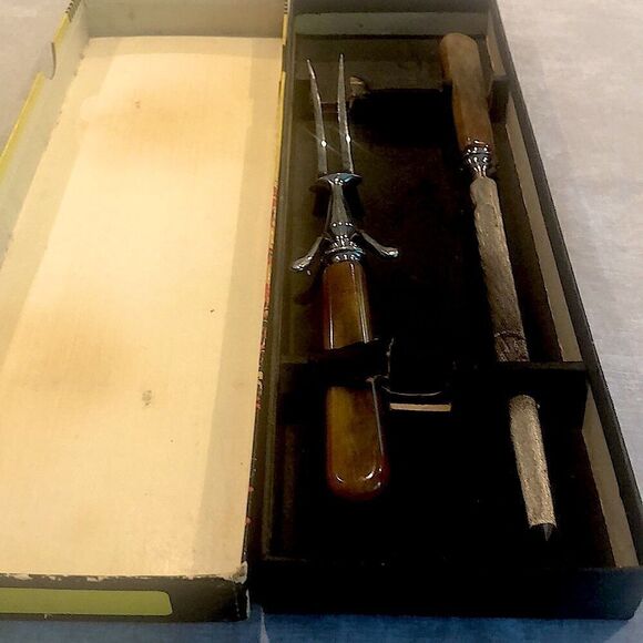 Cutlass Cutlery Sharpener Set Vtg Bakelite handles - Picture 4 of 6